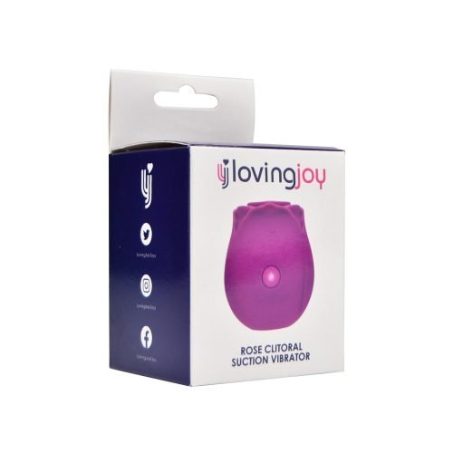 Rose Clitoral Suction Vibrator Purple