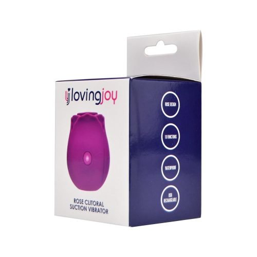 Rose Clitoral Suction Vibrator Purple