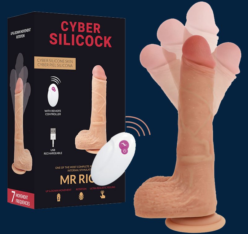 Mr RICK VIBRATORE SU GIU E ROTATORIO