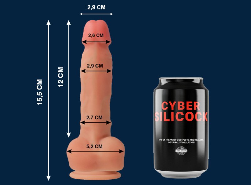 ANSEL DILDO REALISTICO IN SILICONE