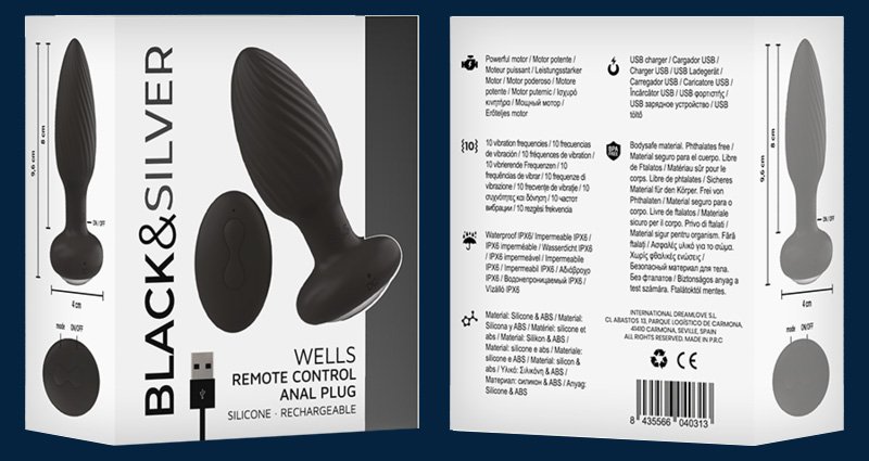 PLUG ANALE ROTANTE CON TELECOMANDO