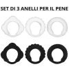 SET DI 3 ANELLI PER IL PENE