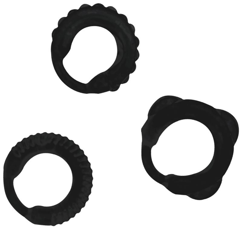 SET DI 3 ANELLI PER IL PENE