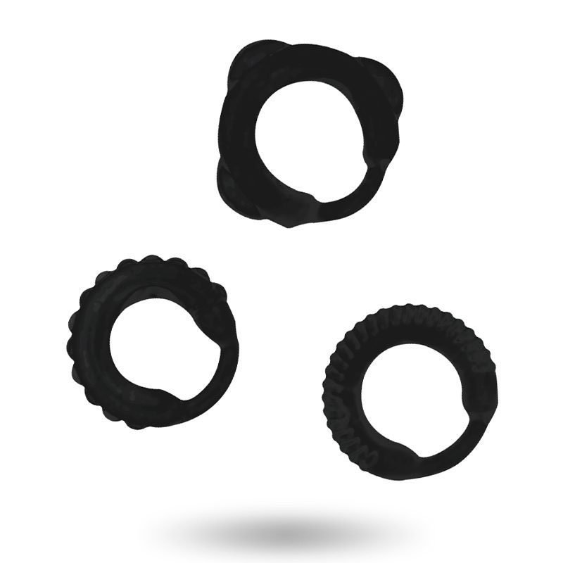 SET DI 3 ANELLI PER IL PENE