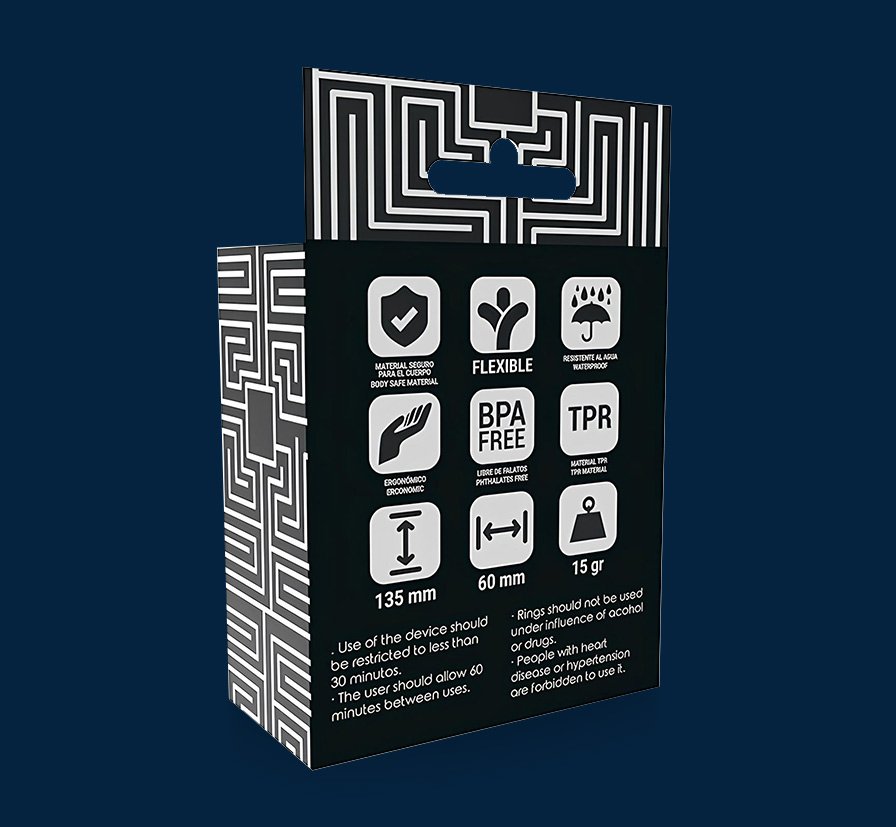 set di 3 anelli per il pene 21