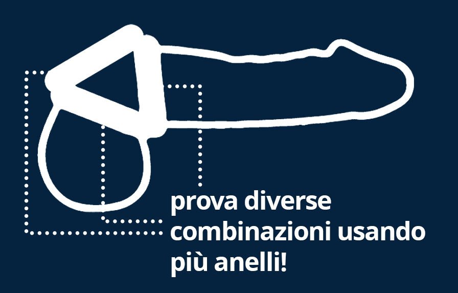 SET DI 3 ANELLI PER IL PENE