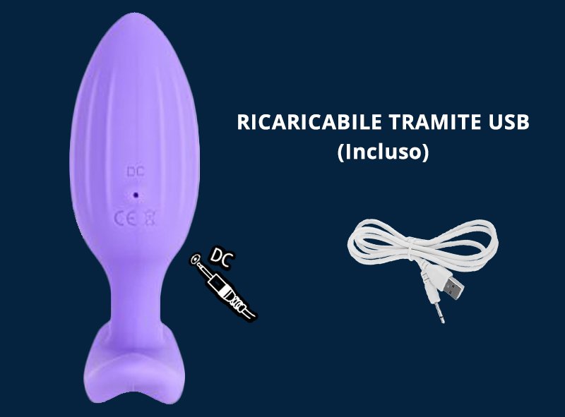 Socket Plug anale con Telecomando