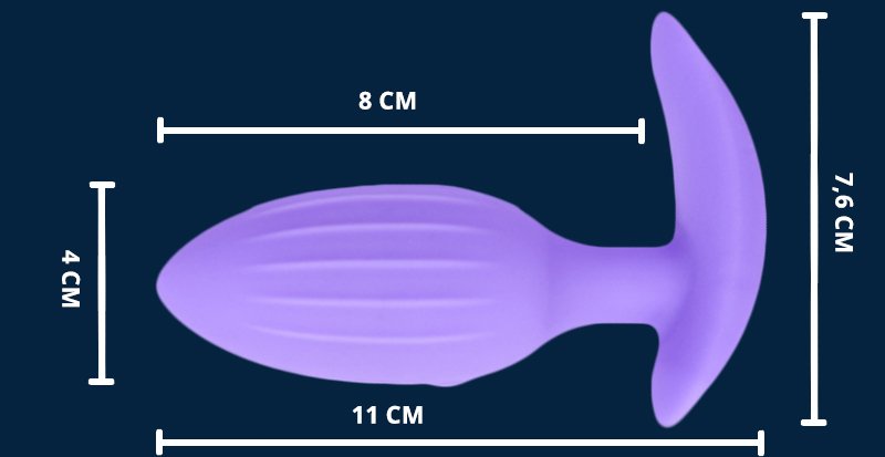 Socket Plug anale con Telecomando