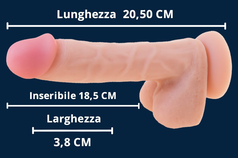 Don Jon Dildo Vibrante e Rotante Wireless