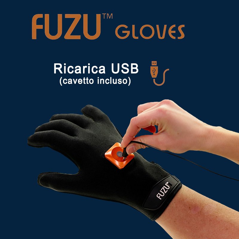 Fuzu Guanto vibrante per massaggi