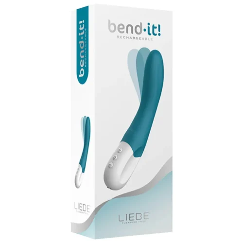 Vibratore Bend It Ricaricabile Flessibile Potente azzurro