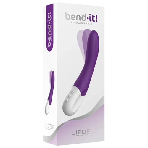 Vibratore Bend It Ricaricabile Flessibile Potente viola